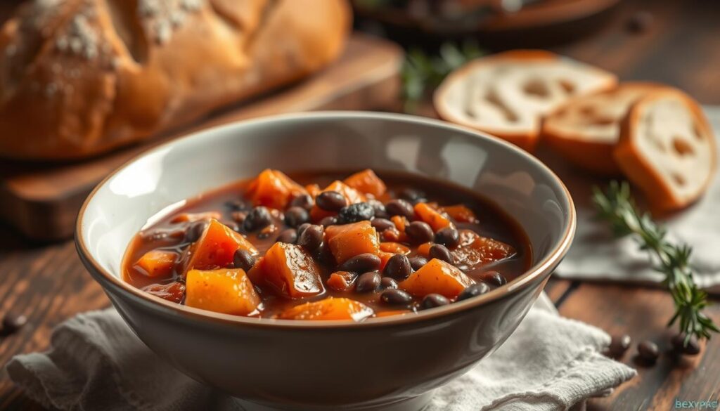 black bean sweet potato chili
