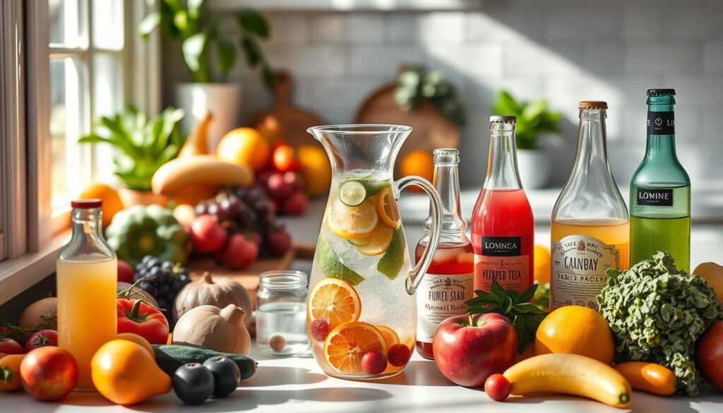 staying hydrated with healthy drinks