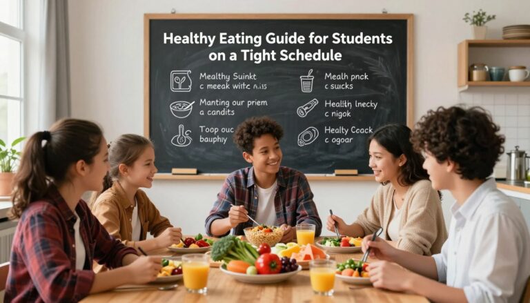 A Healthy Diet Plan for Students on a Tight Schedule